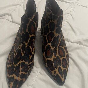 Antonio Melani Animal Print Leather Shoes boots